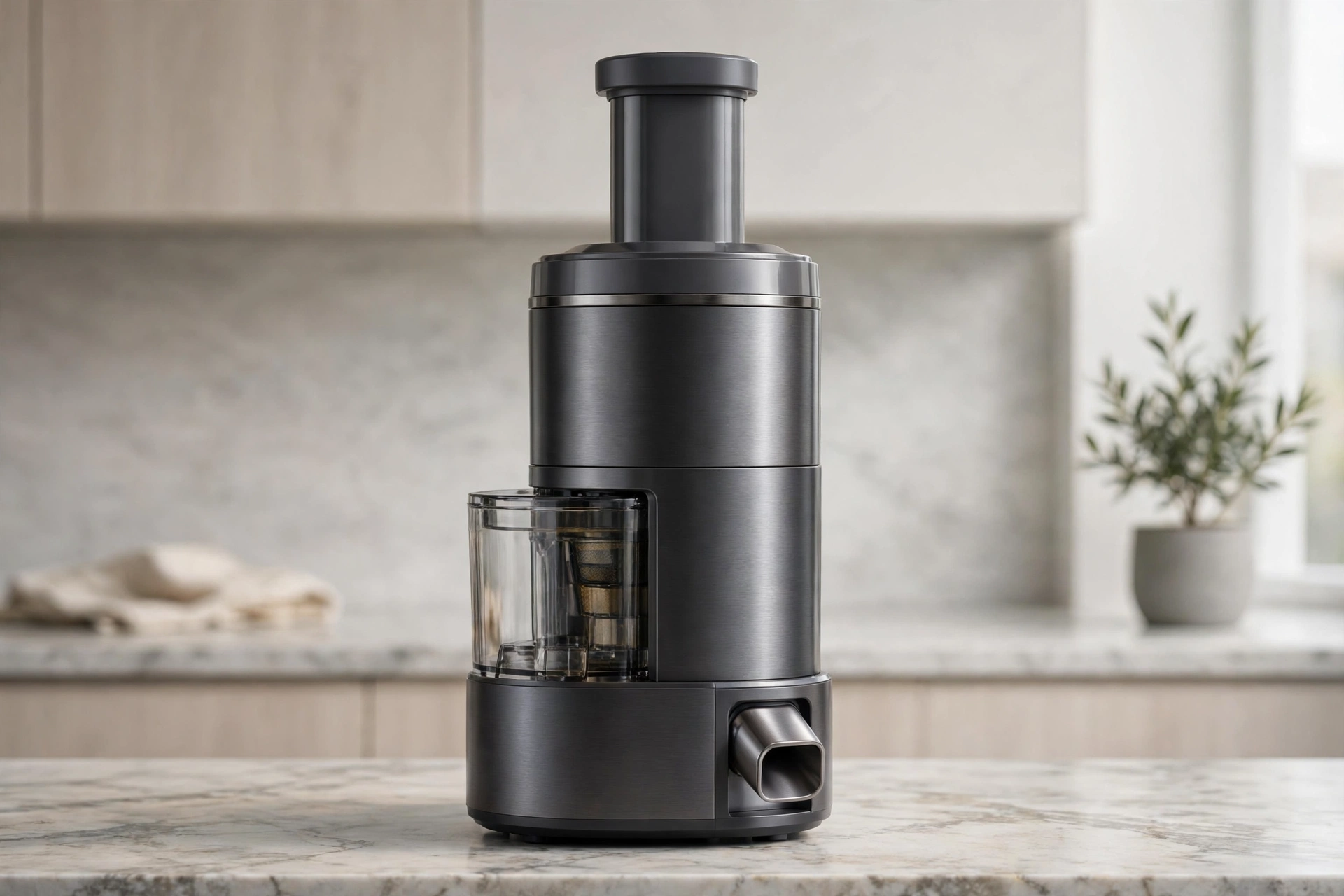 智能慢磨榨汁机 Smart Juicer 深空灰金属机身